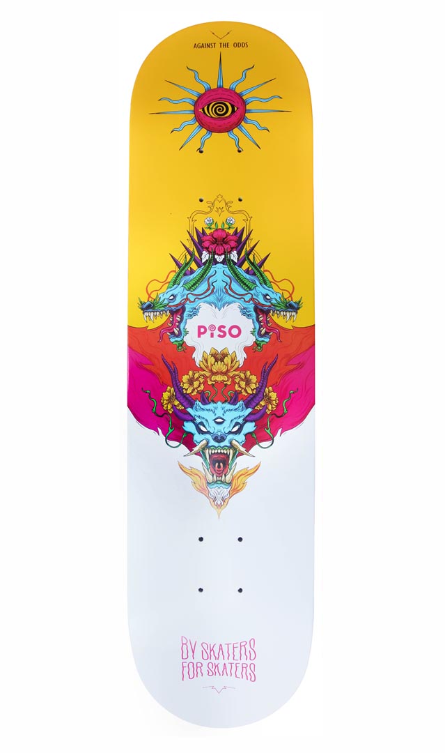 Bottom view of Fiery Dragons deck