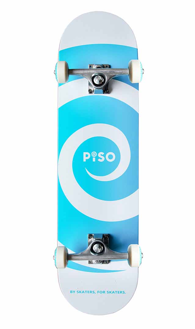 Piso Logo Skateboard Complete (Canadian Maple, High)