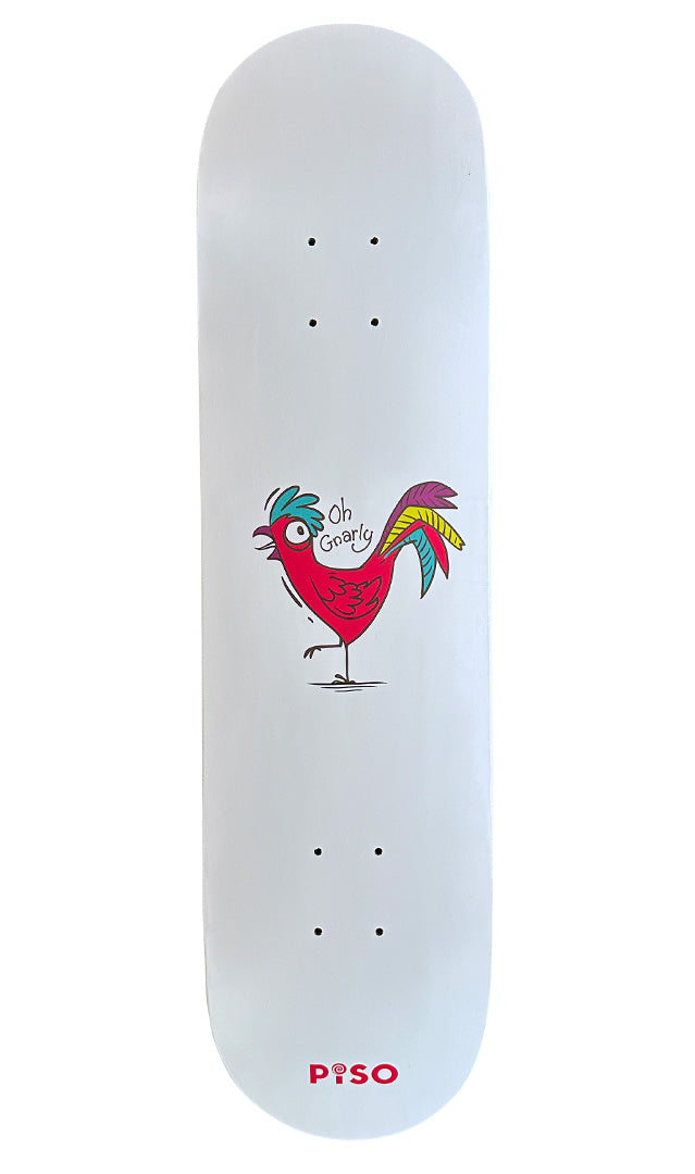 Piso Deck with Rooster graphic