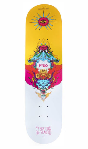 Piso dragon graphic skateboard