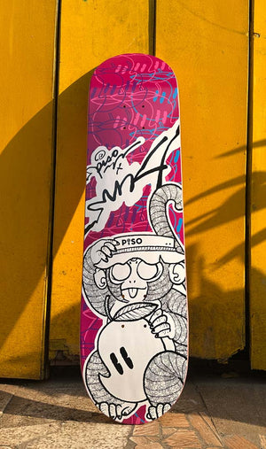 Piso maakoad skateboard deck live