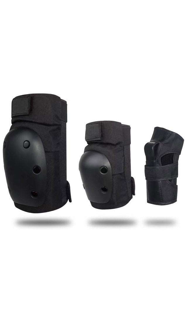 Rugged safety pads for skateboarding