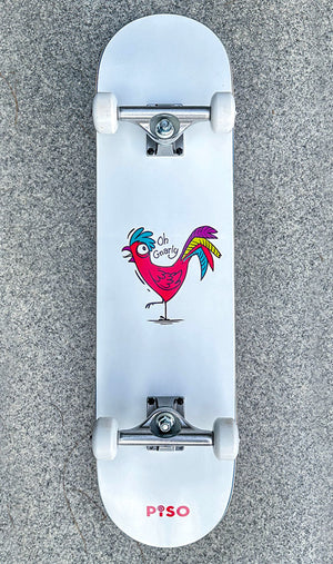 Piso skateboards rooster hen graphics buy